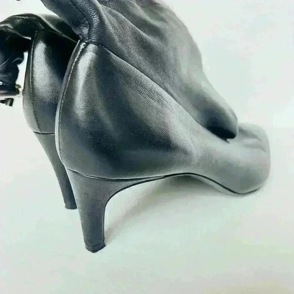 3.1 Phillip Lim Pointed Toe Slouch Drawstring Pull Ankle Booties - Picture 9 of 11